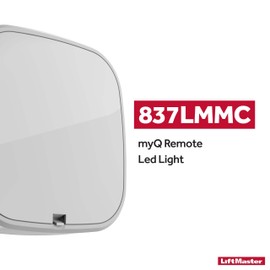 LiftMaster MyQ Smart LED Garage Light - Ceiling or Wall Light for Garage & Home - Plug-in Garage Lighting - Works with Alert-to-Close & Motion Control - Updated 837LM Model Replaces 827LM