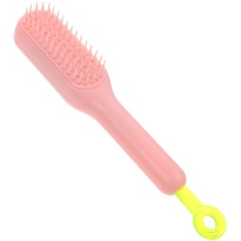 FRCOLOR Retractable Scalp Cleaning Comb with Massaging Function Portable Hair Detangling Tool for Women Flake Removal Stylish Design for Travel and Daily Use
