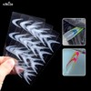 NMKL38 24pcs French Nail Line Stickers Reusable Silicone Pad Dual