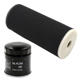 AHL Air Filter with Oil Filter for Yamaha Grizzly 660 YFM660FAH 4x4 2006/Grizzly 660 YFM660FLE 4x4 2004/Grizzly 660 YFM660F 4x4 2003 1UY-14451-0-00 1UY-14451-00-00 5GH134403000