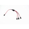 HUALAND 2pcs 30cm 3pin SM Splitter JST Connector 1 Female
