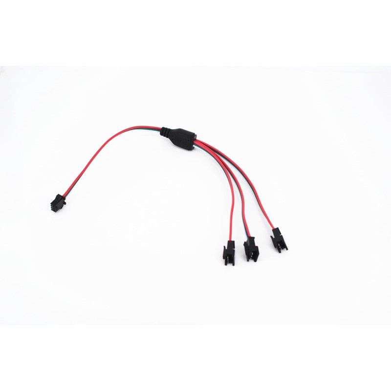 HUALAND 2pcs 30cm 3pin SM Splitter JST Connector 1 Female