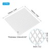 PATIKIL 4"L x 4"W Universal Car Grill Mesh, 2Pcs 5x8mm
