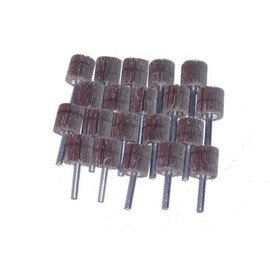 Canadian Tool and Supply (20-Pack) #80 Shaft Mounted Flap Wheels 1"x1" x1/4" Mandrel (20xMFW2525#80)