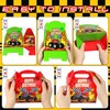 16 Pcs Monster Truck Goodie Bags, Goodie Gift Boxes for