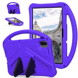 EabHulie Case for Tecno MegaPad 11 11-inch, Kids Friendly Durable Lightweight Handle Stand Shockproof Protective Cover Purple