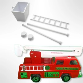 3DEXCEL Replica Accessory Kit for Tonka Snorkel Fire Truck XR-101 - Pipes Bucket Ladder