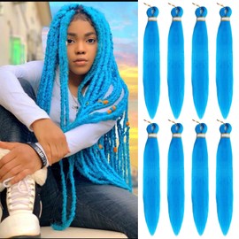 Beyond Beauty Braiding Hair pre stretched, Braids Synthetic Fiber Ombre Yaki Texture, Natural Easy Twist Braids Crochet Hair Hot Water Setting hair extensions