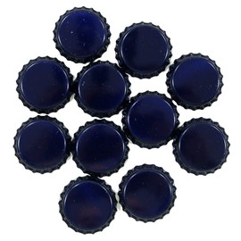 Bottle Cap Ungestanzt Diameter 26 mm Can Be Used With Plastic Seal For Standard Bottle, blue, 200 Stück Kronkorken