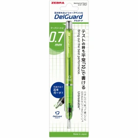 zebra mechanical pencil del guard 0 7 mm light green n 2 environmental friendly package p mab 85 n 2 brg