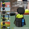 Tennis & Baseball Ball Bag,For Softball, Lacrosse, Pickle Ball, Golf