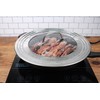 RSVP International Universal Lid Insert Steel & Secure Tempered Glass