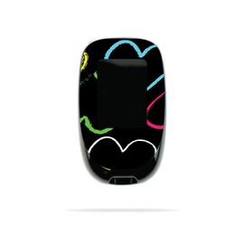 MightySkins Skin Compatible with Accu-Chek Nano - Hearts | Protective, Durable, and Unique Vinyl Decal wrap Cover | Easy to Apply, Remove, and Change Styles | Made in The USA