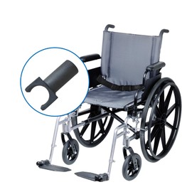 Wheelchair Seat Rail GuideFits 7/8 Inch Tubing, Drive Wheelchair Replacement Parts, Replacement Wheelchair Parts, Detachable Arm Frame Seat Rail Guide, Wheelschairs Common Replacement Part (4PCS)