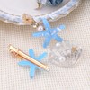 Blue Starfish Hair Clips Barrettes for Women Girls Kids Acrylic