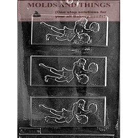 Cheerleader Chocolate Candy Mold Sports Chocolate Candy Mold With copywrited Molding Instruction