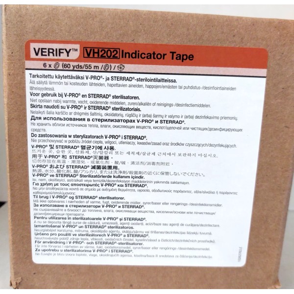 Steris Verify VH202 Indicator Tape 60yds / 55m PCC071 V-PRO