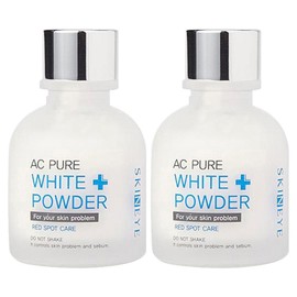 Skin Eye AC Pure Spot Care White Powder, 20ml, 2 pcs / 스킨아이 AC 퓨어 스팟케어 화이트 파우더, 20ml, 2개