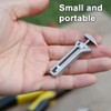 Compact Titanium Multi-tool, Pocket Multitool Mini Wrench, Bottle Opener Keychain,