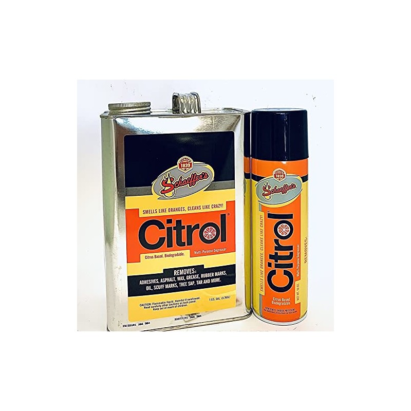 Schaeffer's Citrol 266-1 gallon & 16oz Aerosol Multi-purpose Degreaser &