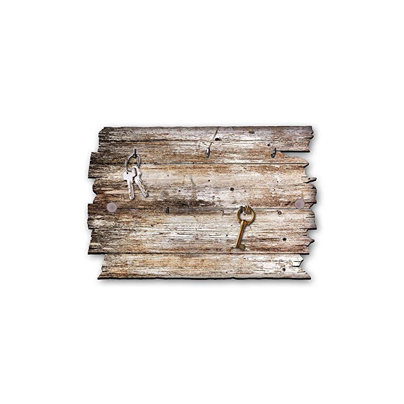 Kreative Feder HSB065 Designer Wooden Key Rack Hook Rack Country