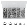 Alwonder 200-Pack Fishing Split Rings with Box, Stainless Steel Lure
