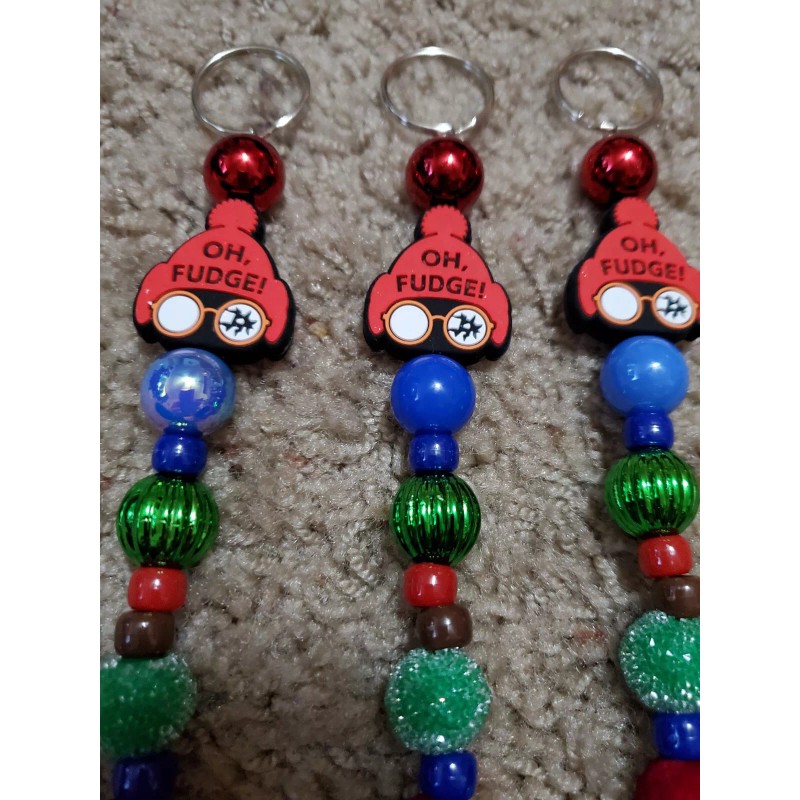 A Christmas Story Ralphie "Oh Fudge" Keychain