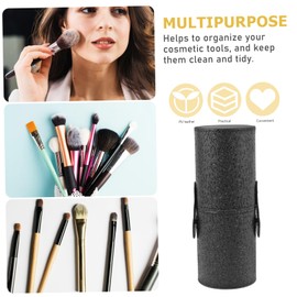 FOMIYES 2pcs Makeup Brush Cup Holder Beauty Tool Storage Case Beautifully Crafted Non-slip Ideal for Home on The Go