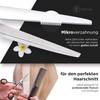 FABCARE Hair Scissors with One-Sided Micro Teeth - Extra Sharp