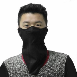 Winter Earmuffs Outdoor Half Face Mask W/neck Keep Warm Thermal Fleece HOT