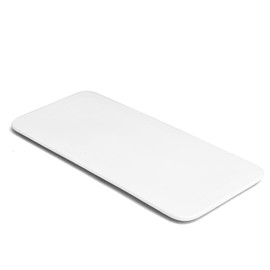 Sisson Distribution Elegant Rectangular White Porcelain Serving Platter, 11" x 5" - Versatile Cheese & Charcuterie Board, Dishwasher/Oven Safe, Ideal for Parties and Weddings