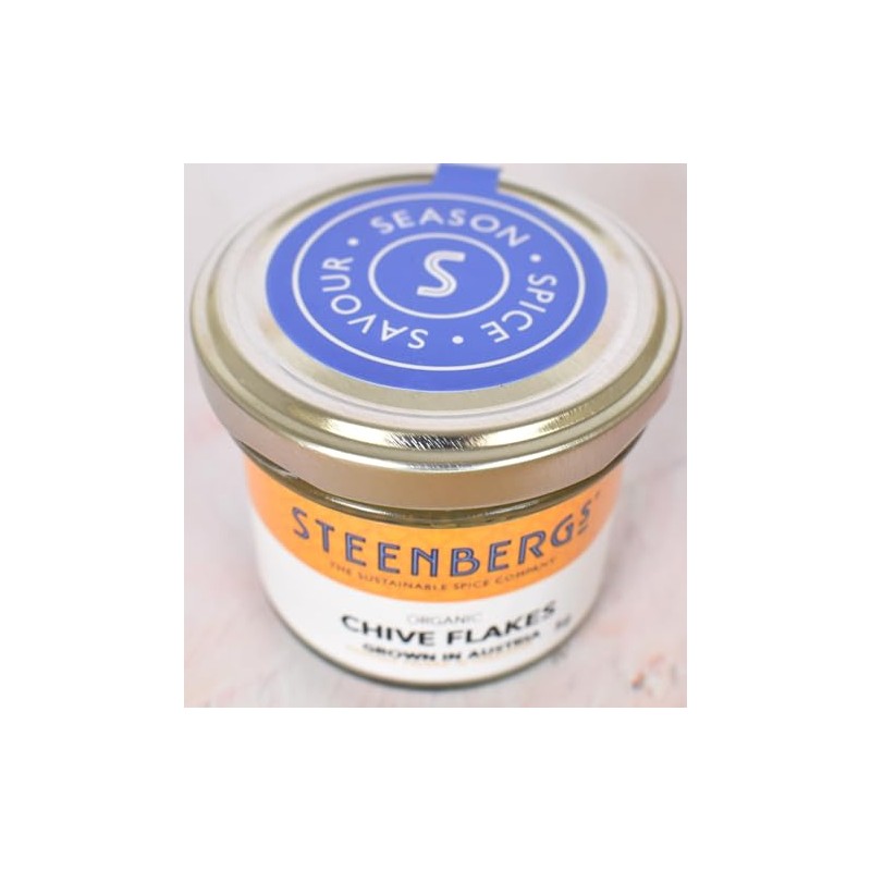 Steenbergs Organic Chives Standard Jar - 5g Dried Herb