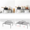 Kitchen Storage Shelf Rack, Spice Rack Expandable Cabinet Organization Storage,