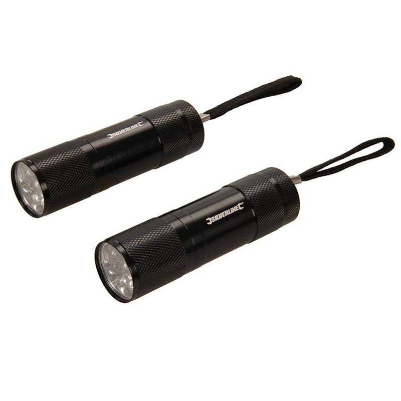 Silverline 700883 Flashlight & Headlight 3pce LED Flashlight and Headlight