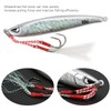 Jig Hard Fishing Lures, Strong Metal Iron Plate Bait, Lightweight