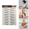 HEALLILY 9 Sheets Eyebrows Sticker False Eyebrows Tattoos Temporary Eyebrows