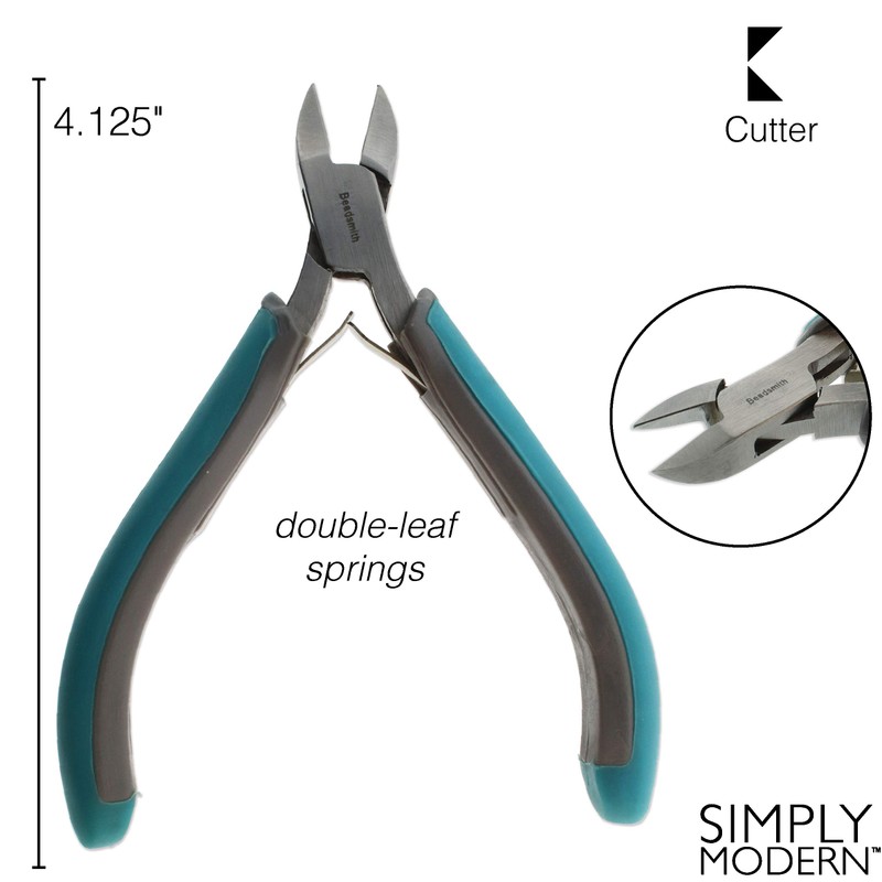 The Beadsmith Simply Modern Side Cutter, 4.5 inches (114mm) with