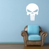 Punisher War Zone Skull Decal Car Stickers