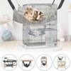 DELUXEFOX Cat Hammock, Hanging Bed, Cage, Adjustable Straps, Load Capacity