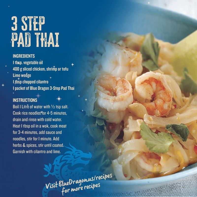 Blue Dragon 3 Step Pad Thai Kit, 7oz