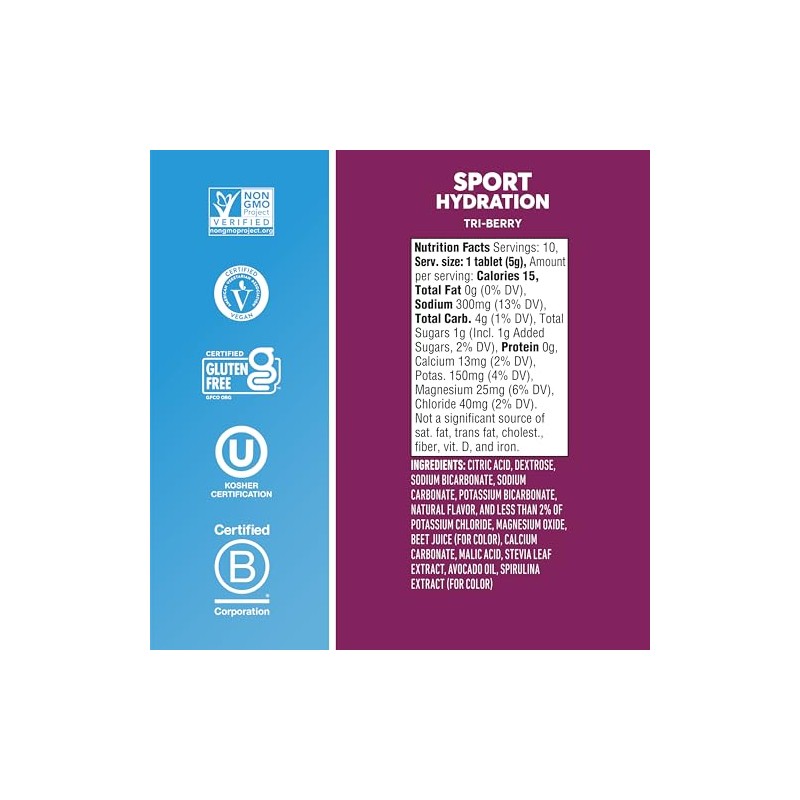 Nuun Sport Tri Berry 55gr Piezas