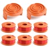 6 Pieces Grass Trimmer Spool for Worx Grass Trimmer, Diameter