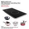 Induction Cooktop 12 Inch, 220V~240V, 2 Burners Electric Cooktop,3500W, 12''