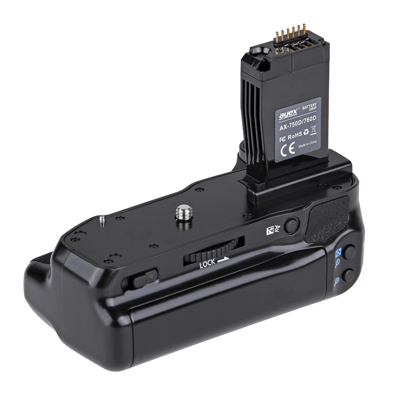 ayex Batteriegriff Passend für Canon EOS 760D 750D IX8 T6S