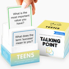 200 Conversation Cards for Teens - Engaging & Deep Questions to Build Trust, Encourage Self-Expression & Strengthen Relationships – Great for Parents, Teachers, Group Discussions & Quality Time