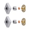 YOOZENA Shower Mixer Set,Thermostatic Shower Mixer Bar Valve Fixing Kit,
