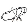 XLR Male to Dual XLR Female Cable Microphone Stereo Balanced