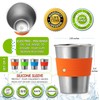 Stainless Steel Cups for Kids and Toddlers 8 oz. with