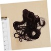 Vaguelly Claw Clip Ponytail Extension Dark Brown Curly Wavy Hair