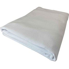 Cotton Gauze (100% Cotton) 48/50" Wide Fabric for Skirts & Dresses, White (10 Yards)